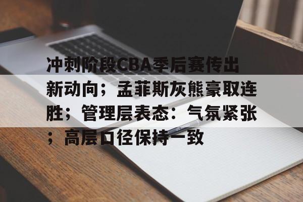 冲刺阶段CBA季后赛传出新动向；孟菲斯灰熊豪取连胜；管理层表态：气氛紧张；高层口径保持一致